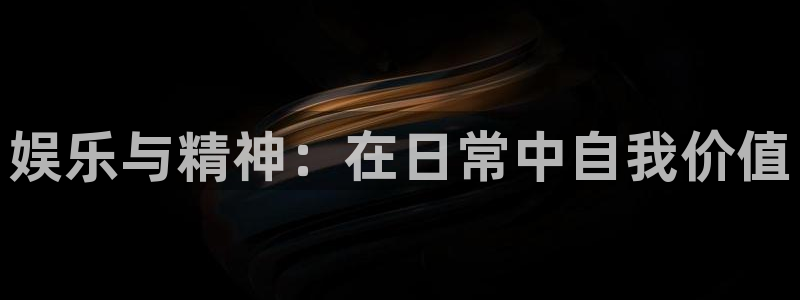 狗子28手机版：娱乐与精神：在日常中自我价值